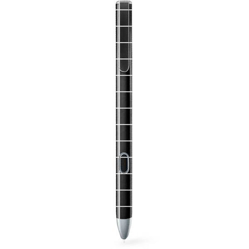 Black Grid Galaxy Book 12in Skin